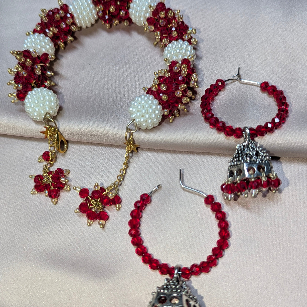 Handcrafted Bracelet & Earrings Special Deal Set